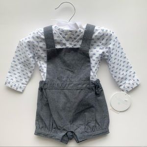 Edgehill Collection Overalls with Bicycle Top